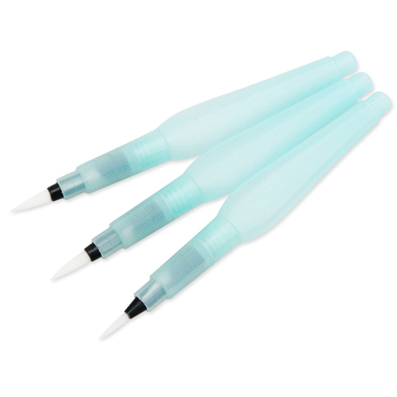 WATERBRUSH : 3 SIZES, ROUNDED POINT
