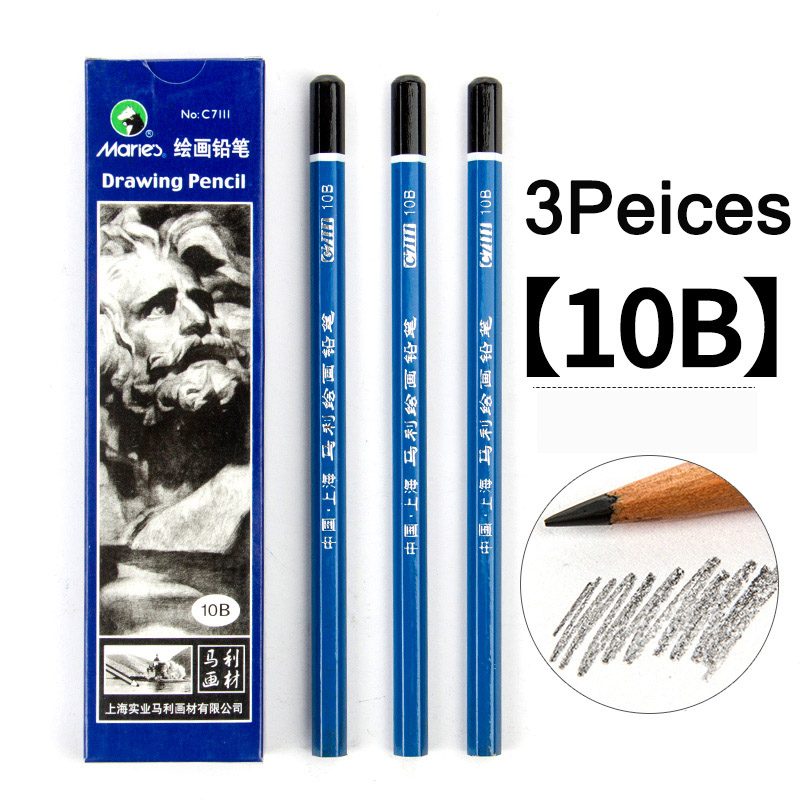 New Product 14 Sketch Pencils Mixed Stationery 6h-12b Art Students Special  Drawing Pencil School Supplies - Wooden Lead Pencils - AliExpress