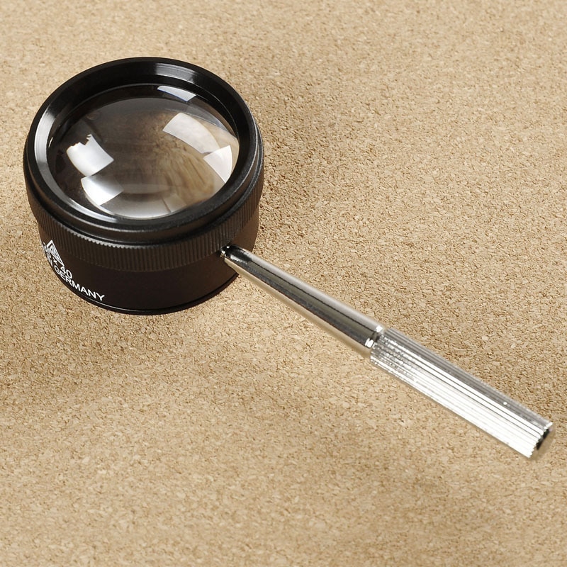 MAGNIFYING GLASS WITH HANLDE FOR TABLE: 30 X 40 MM