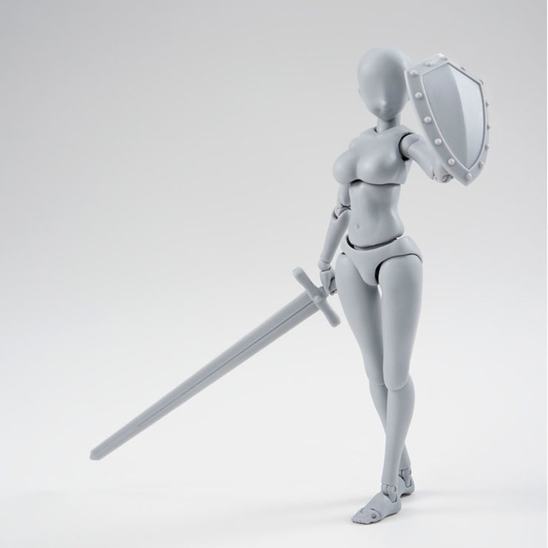 ACTION FIGURE MODEL: MALE AND FEMALE, WARRIOR ACCESSORIES ART DOLL
