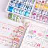 DECORATED WASHI TAPE SET: 100 PIECES